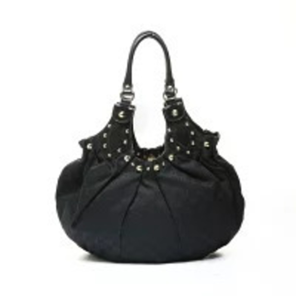 Gucci GG Canvas Shoulder Bag Black